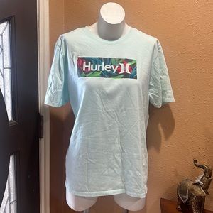 Hurley mint green short sleeve t-shirt